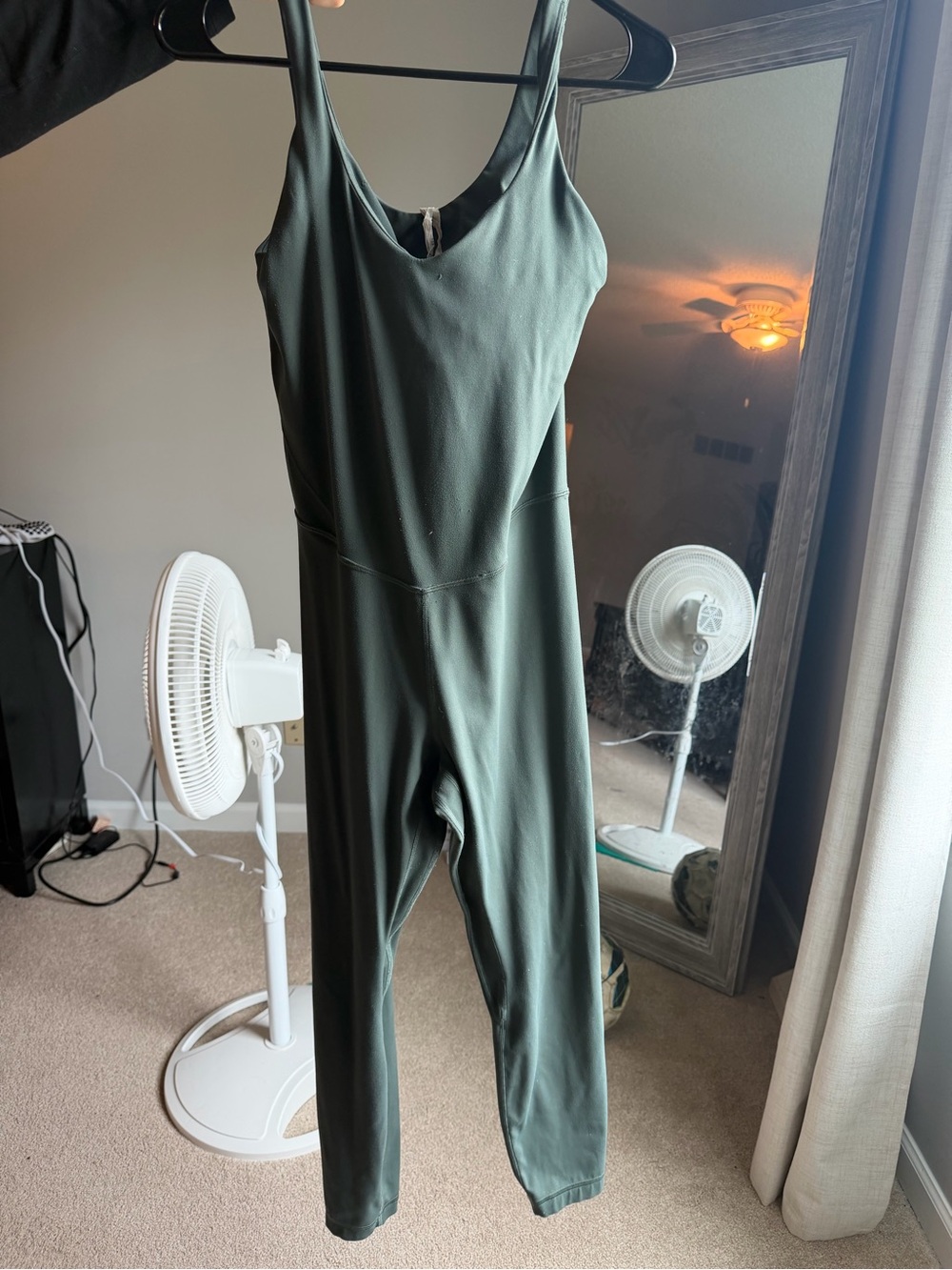 lululemon athletica Sleeveless Scoop-Neck Fitted Jumpsuit - Forest Green